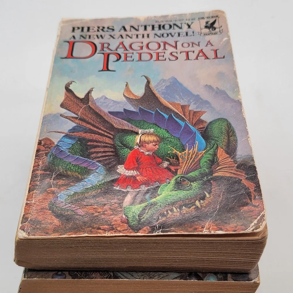 Piers Anthony Xanth Series 4 Book Lot Paperback Vintage Fantasy Del Rey Fair